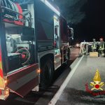 Auto prende un cinghiale e si ribalta, incidente a Onifai